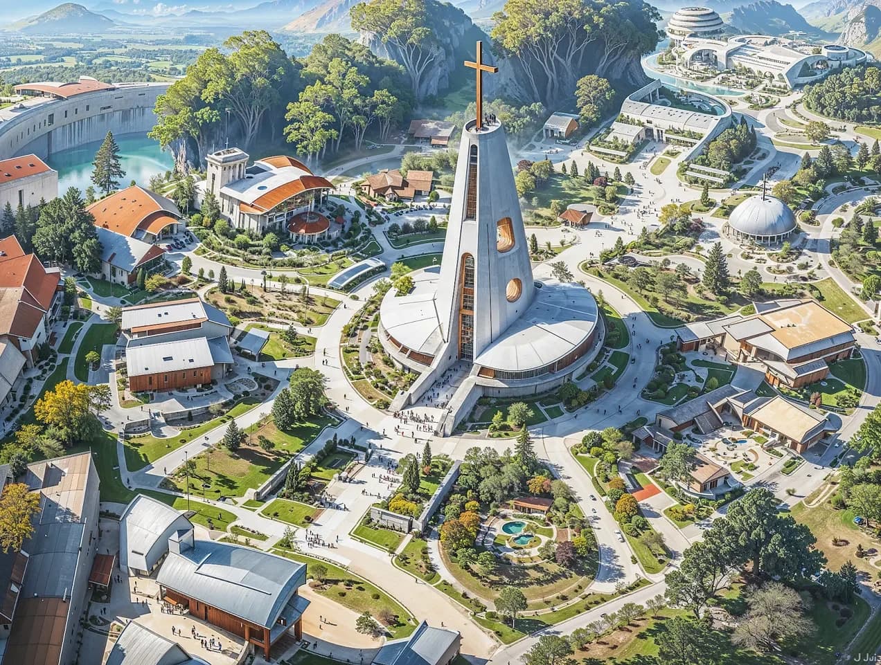 A Christofuturist community, imagined