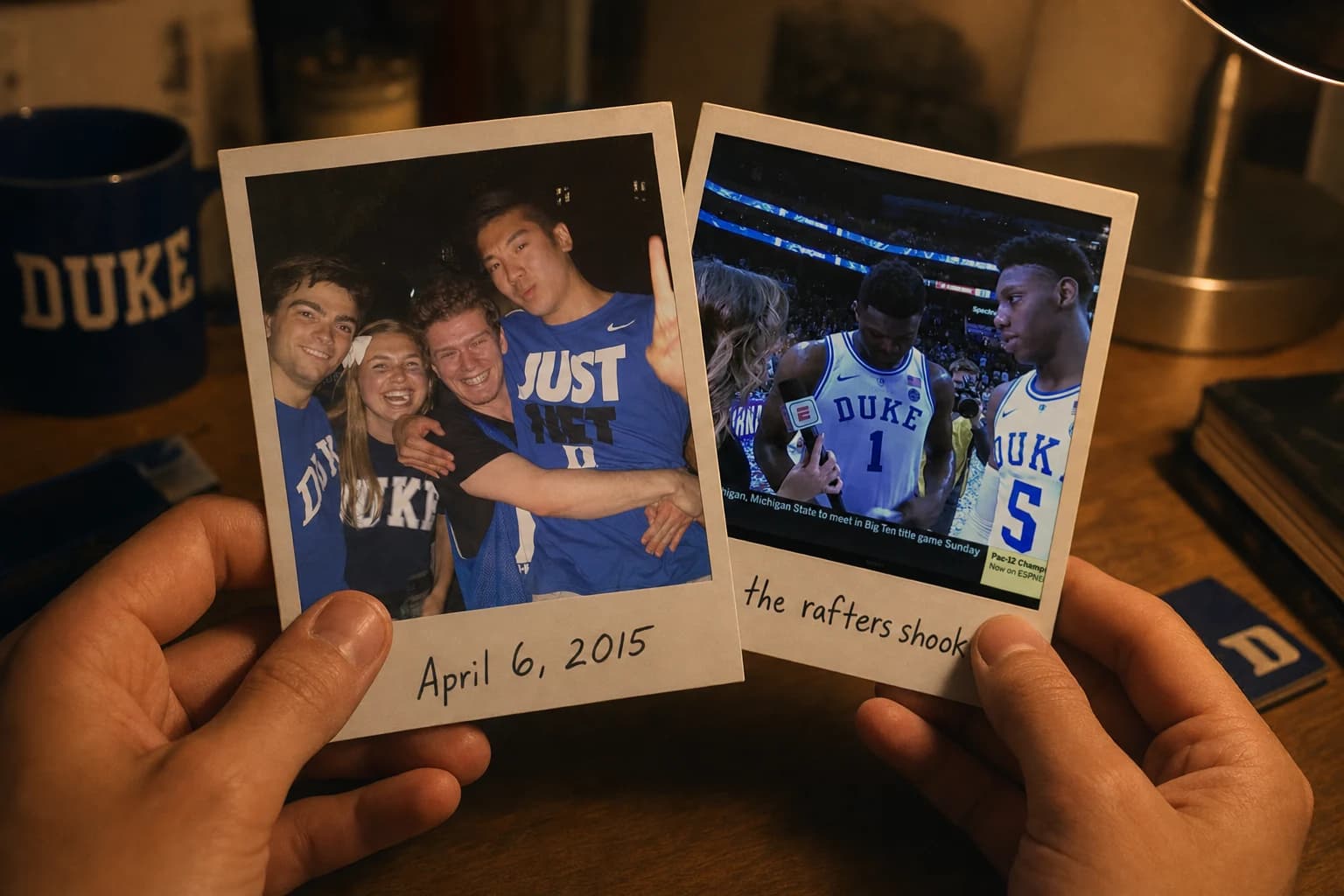 April 6, 2015. Duke wins the national championship.