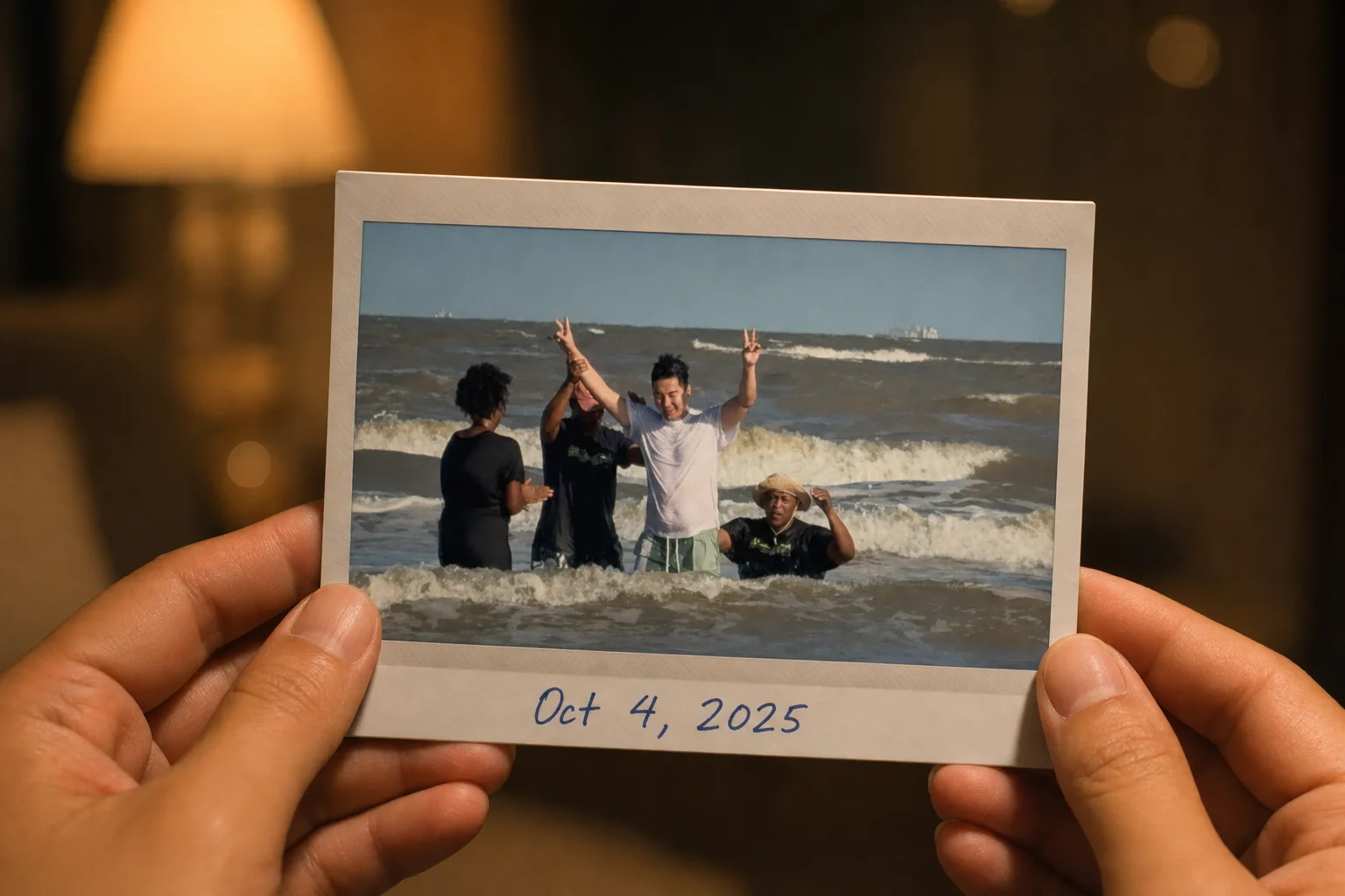 October 4, 2025. Fully giving his life to Christ.