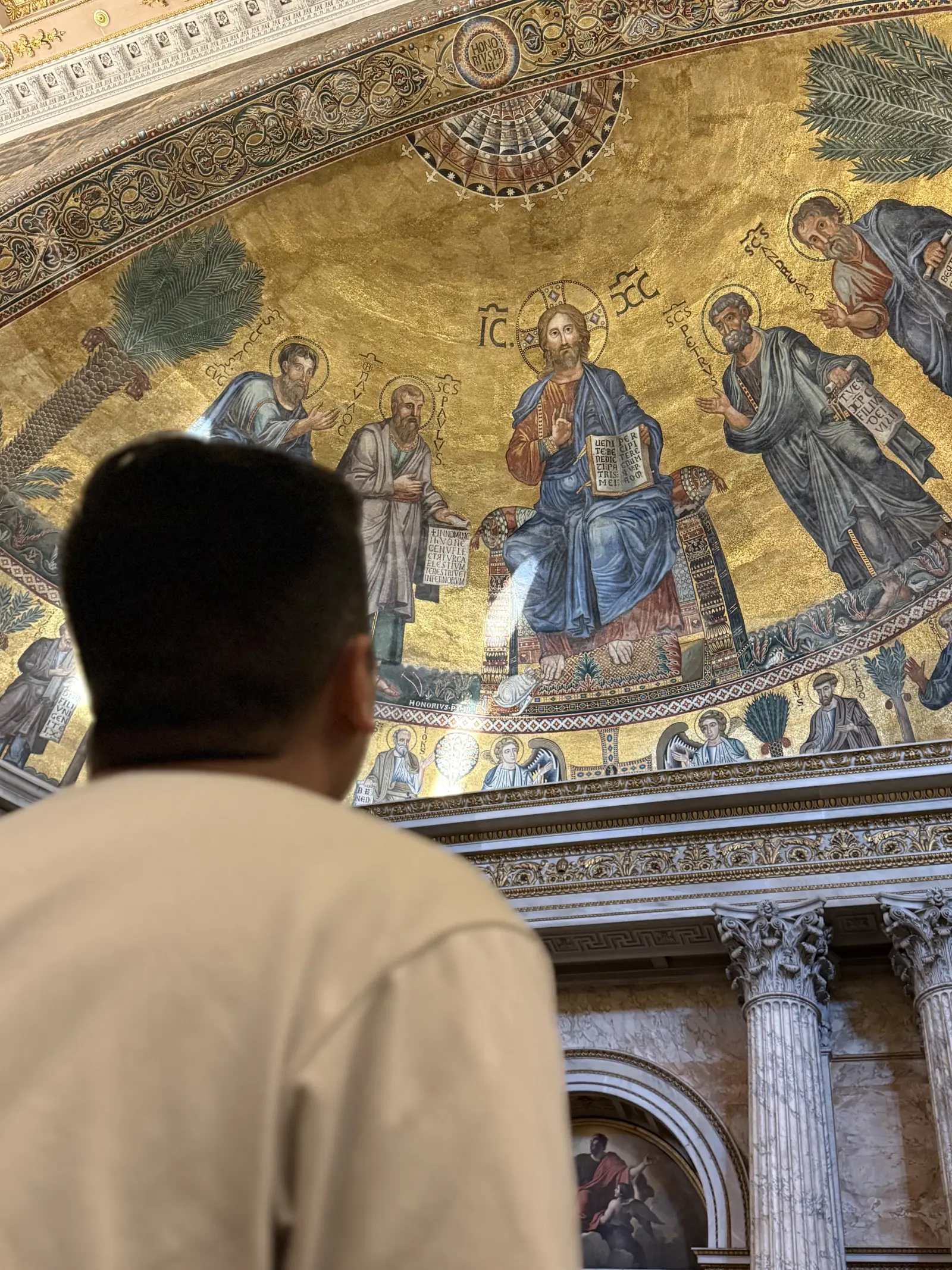 Gary Sheng at St. Paul's Basilica in Rome