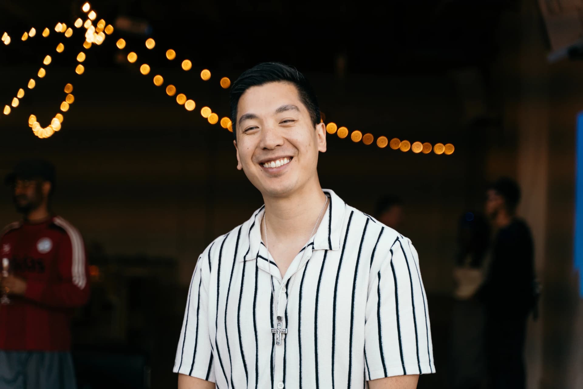 Gary Sheng at a dinner he hosted at SXSW