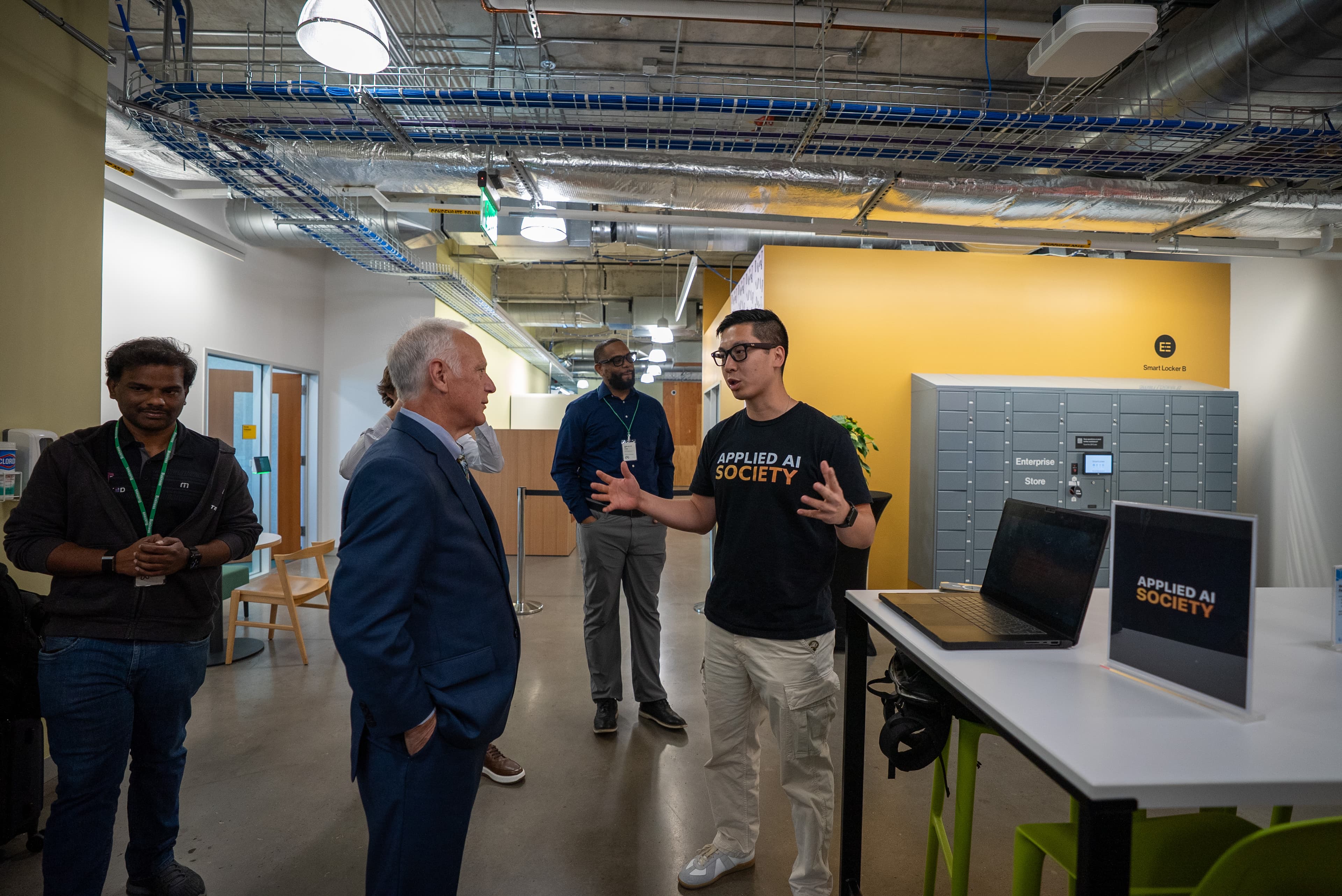 Gary with the mayor of Austin