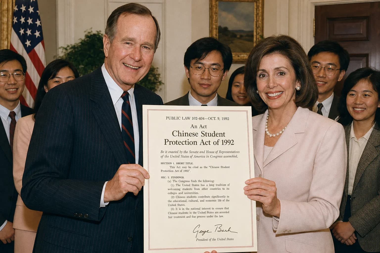 An imagining of the Chinese Student Protection Act, 1992